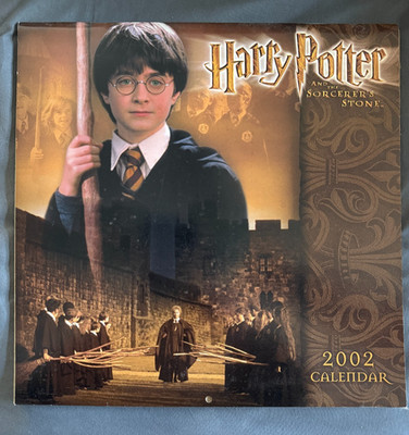 VINTAGE 2002 Andrews McMeel HARRY POTTER and the Sorcerer's Stone Calendar