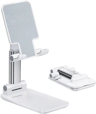 Cell Phone Stand, Angle Height Adjustable Holder with White
