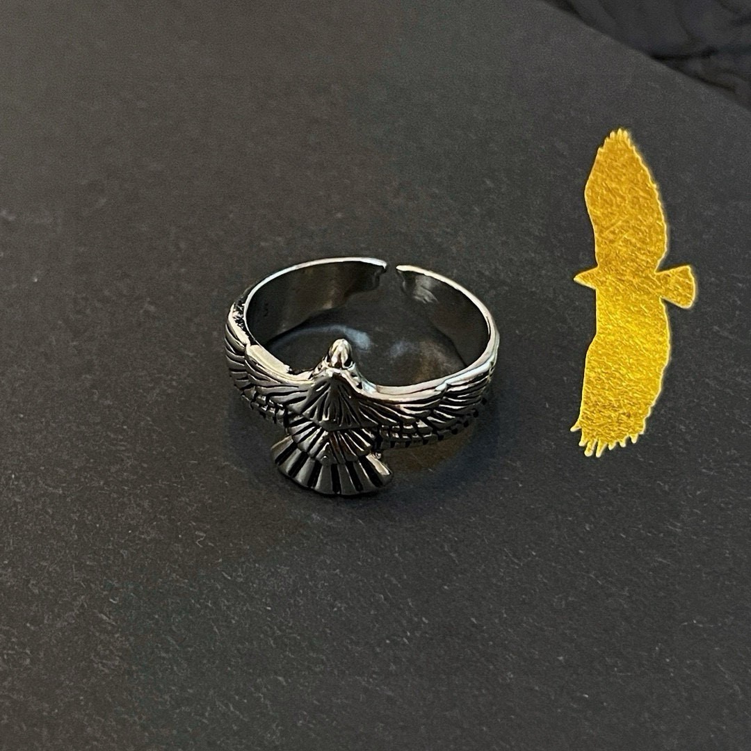 Goros Original Eagle Design Ring for Men - image 1