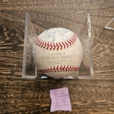 Team Autographed Signed Auto Kansas City Royals 2003 MLB Baseball Raul Ibanez