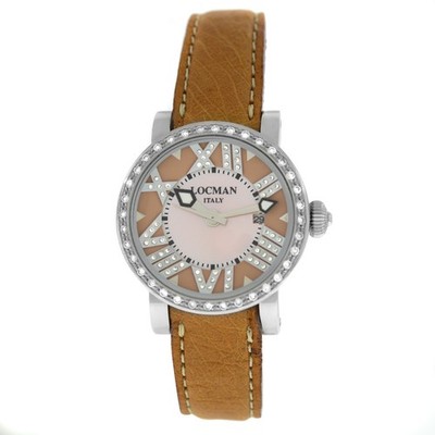 New Locman Toscano Diamond MOP Steel Ladies' Ref. 291 Quartz 30MM Watch