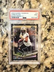 2023 Panini Clearly Donruss Football Black Spider Chris Olave #35 PSA 8.5
