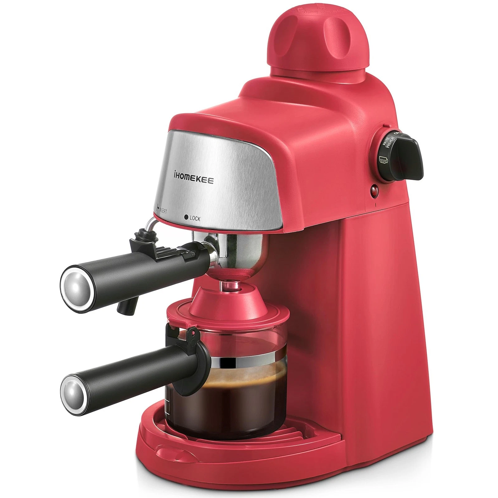 Espresso Machine, 3.5Bar Espresso and Cappuccino Machine with Preheating Func...