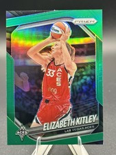 2025 Panini Prizm WNBA #41 Elizabeth Kitley Green Prizms