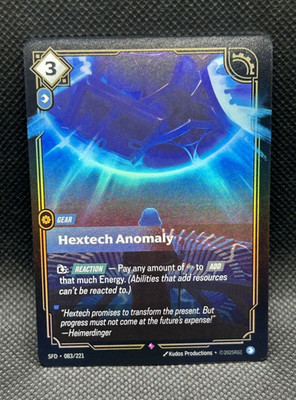 Hextech Anomaly SFD 083/221 Rare Spiritforged Riftbound League of Legends