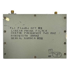 FI4404-OPT03 Bandpass Filter Linear Phase SMA(f) 710-780Mhz CF 745Mhz