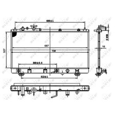 Radiateur Mazda 323