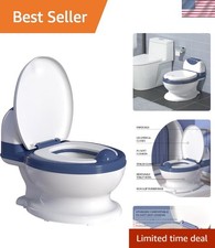 Potty Training Toilet, Realistic Potty Training Seat, Toddler Potty Chair wit...