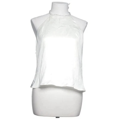 Zara, haut tour de cou, taille : XL, blanc, polyester, satin, femmes #P06 - Photo 1/4