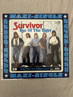 Survivor-Eye of the Tiger 12 '' Maxi LP-1982 Germany-Scotti Brothers-120 14 001