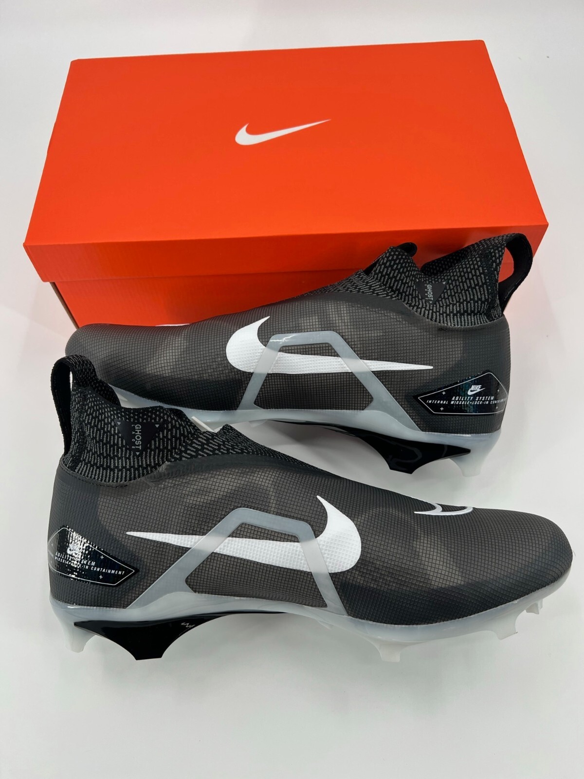 NIKE FOOTBALL ALPHA MENACE ELITE 3 WD BRAND NEW TEAM ISSUED BLACK