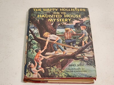 1962 The Happy Hollisters- The Haunted House Mystery-Jerry West HCDJ