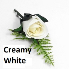 Artificial Flowers Button Holes Rose Wedding Romance Corsage Floral Ivy Vine