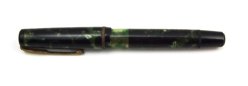EST163 FOUNTAIN PEN WITHOUT BRAND - IRIDIUM - CELLULOID - BUTTOM FILLER - 30's