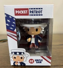 NEW Pocket Patriot Uncle Sam Bobblehead