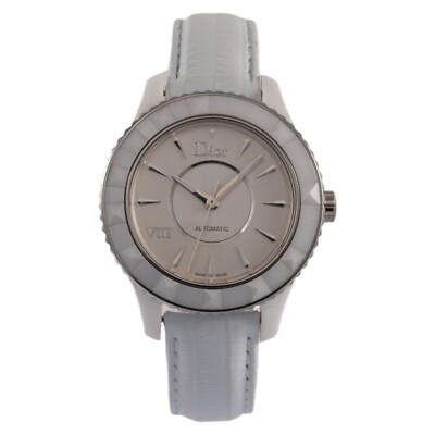 Christian Dior VIII 38mm CD1245E3C001 White Ceramic White Dial Automatic Watch