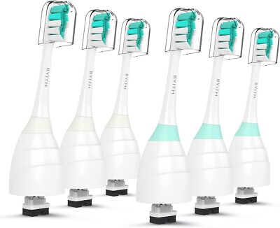 Toothbrush Heads Replacement: Compatible with Philips Sonicare E Series 6 Pack