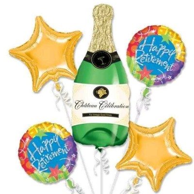 View Champagne Bottle Balloon Bouquet Pics