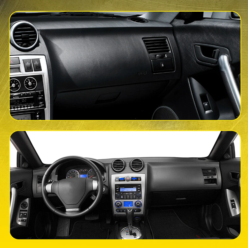 Pair For Hyundai Tiburon 03-08 Side Inside Interior Door Handle Front Right Left - Imagem 3 de 4