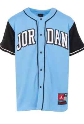 NWT $55 Nike Jordan Youth L 12/13 HBR Baseball Jersey UNC