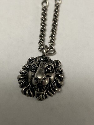 [GUCCI]* Lion head* ネックレス Authentic Gucci Lion Head Motif Brass necklace | eBay