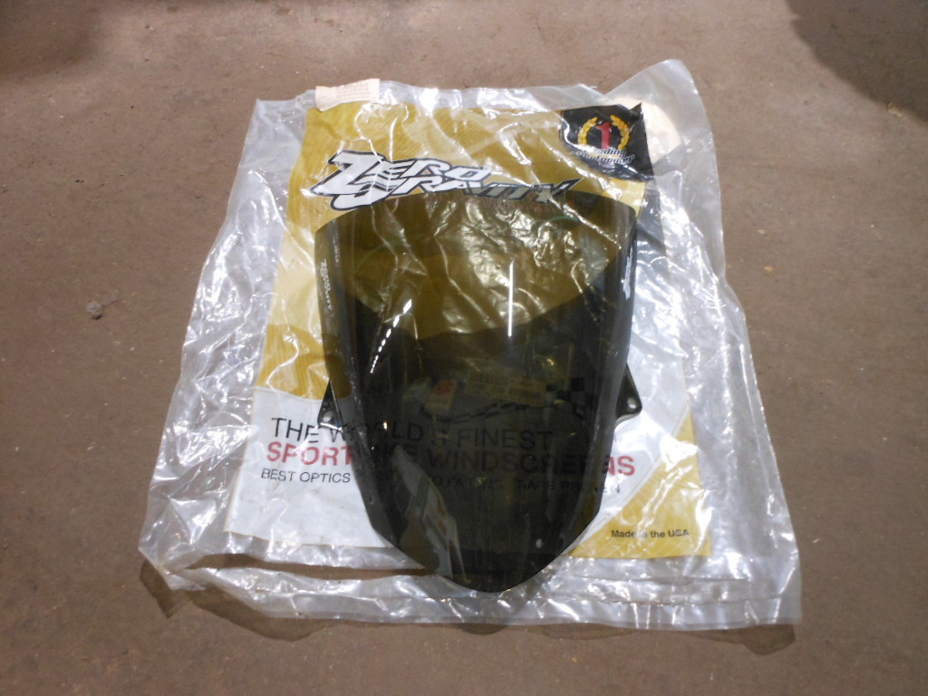 Zero Gravity SR Series Smoke Windscreen Windshield Kawasaki ZX10