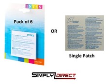 Intex Paddling Pool Repair Kit Patches Airbed Hot Tub Pool Swimming Inflatables 