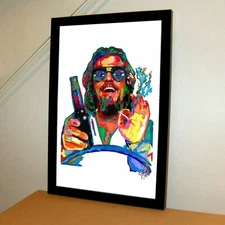 The Dude The Big Lebowski Jeff Bridges Poster Print Wall Art 11x17