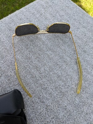 Vintage Command USA 23K Pilot Aviator Sunglasses With FG-58 Case