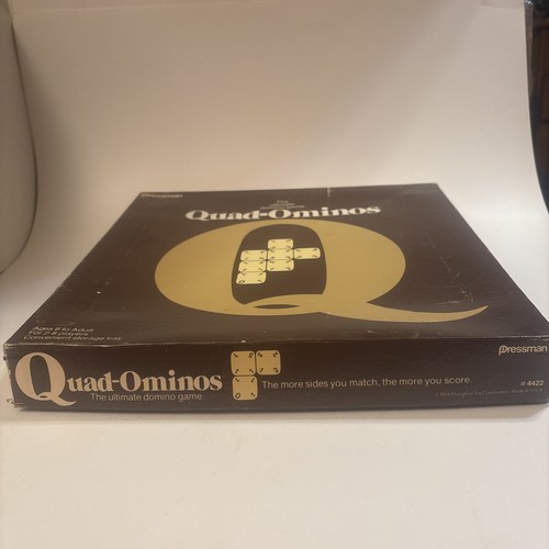 QUAD-OMINOS PRESSMAN 1978 Good CONDITION Complete #4422 - Picture 4 of 10