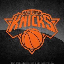 New York Knicks NBA Vinyl Decal Sticker - 4" and Larger- 30 Color Options 