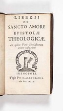 Jean Le Clerc / Epistolae theologicae Theological Letters THE AUTHOR'S FIRST 1st