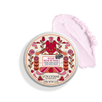 GW大幅値下❗L'Occitane En Provence86 Fig&Rose L'Occitane Limited Edition Rose Peach Light Body Cream 125ML New