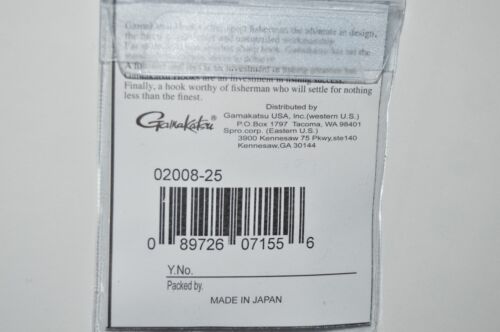 gamakatsu octopus hook size 4 nickel 25 per pack # 02008-25 value pack hooks - Picture 2 of 2