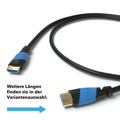 15m HDMI Kabel 2.0 – 4K Ultra HD, High-Speed, Mit Ethernet, ARC & HDR – Perfekt Für TV, Konsole & Heimkino