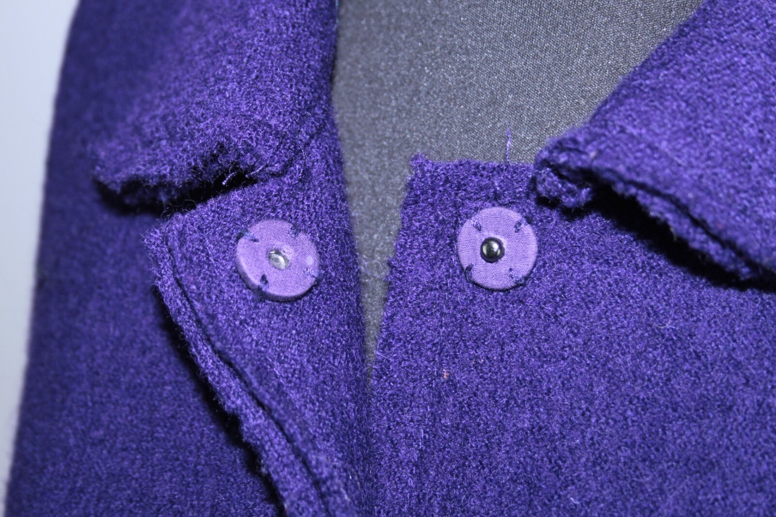 Marimekko Blair womens purple wool coat jacket Size S… Gem