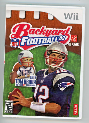Backyard Football NFL w/ Tom Brady Nintendo Wii 2007 Video Game - In ...