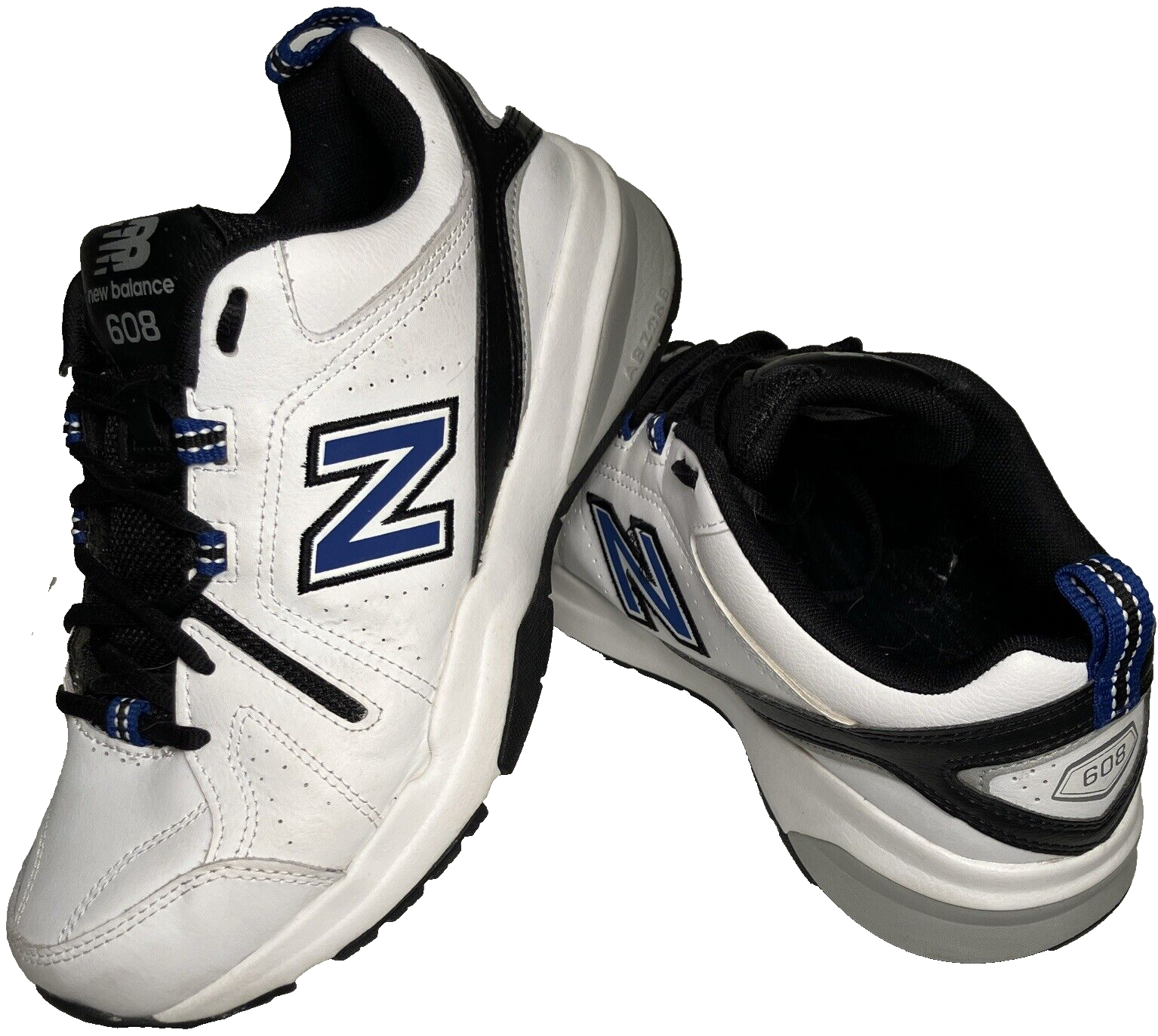 New Balance Mens 608 v5 White MX608WR5 Walking Sneakers Shoes Size 7.5 4E EEEE