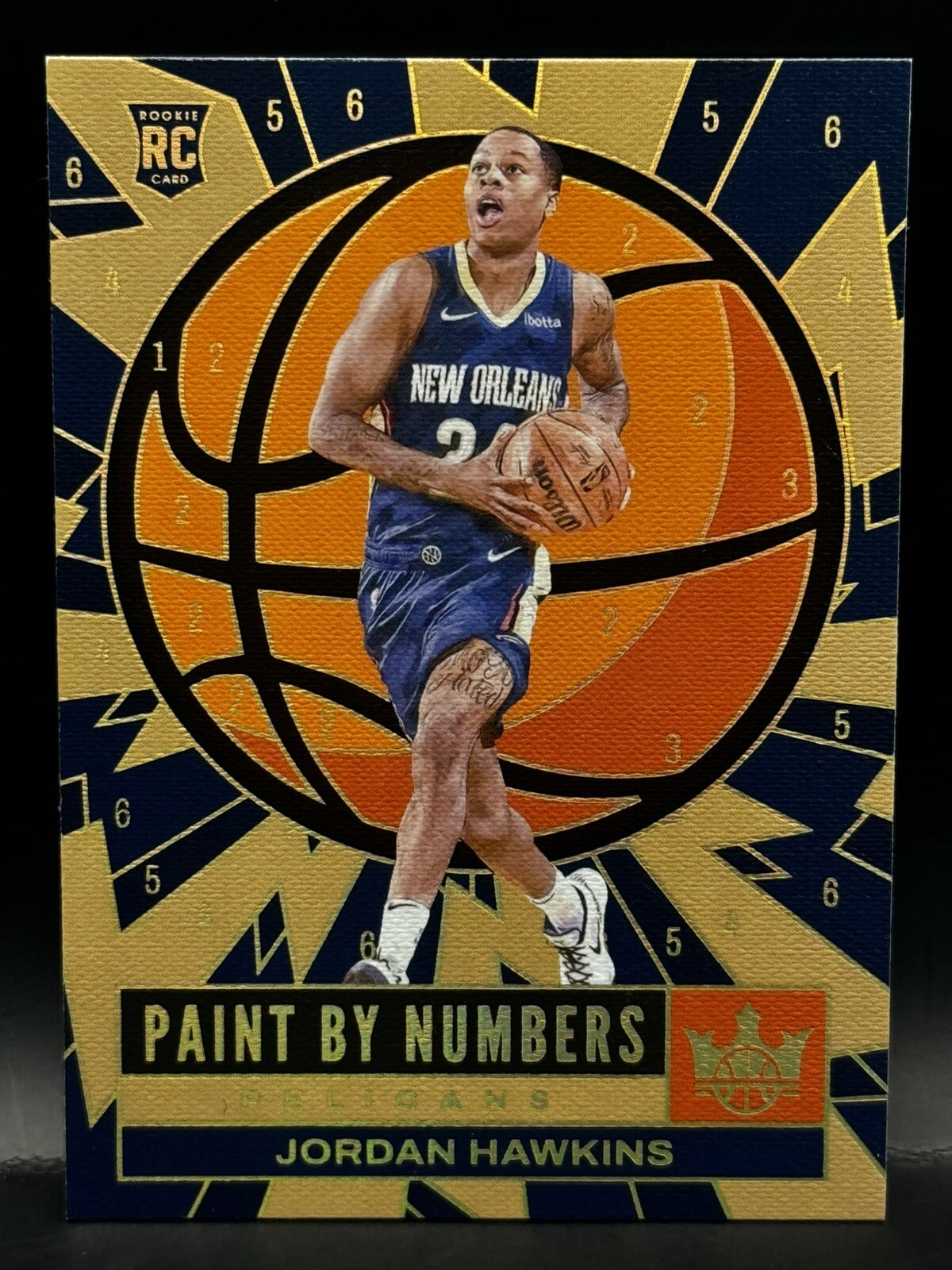 2023-24 Court Kings - RC Jordan Hawkins Paint By Numbers Case Hit #5 Pelicans