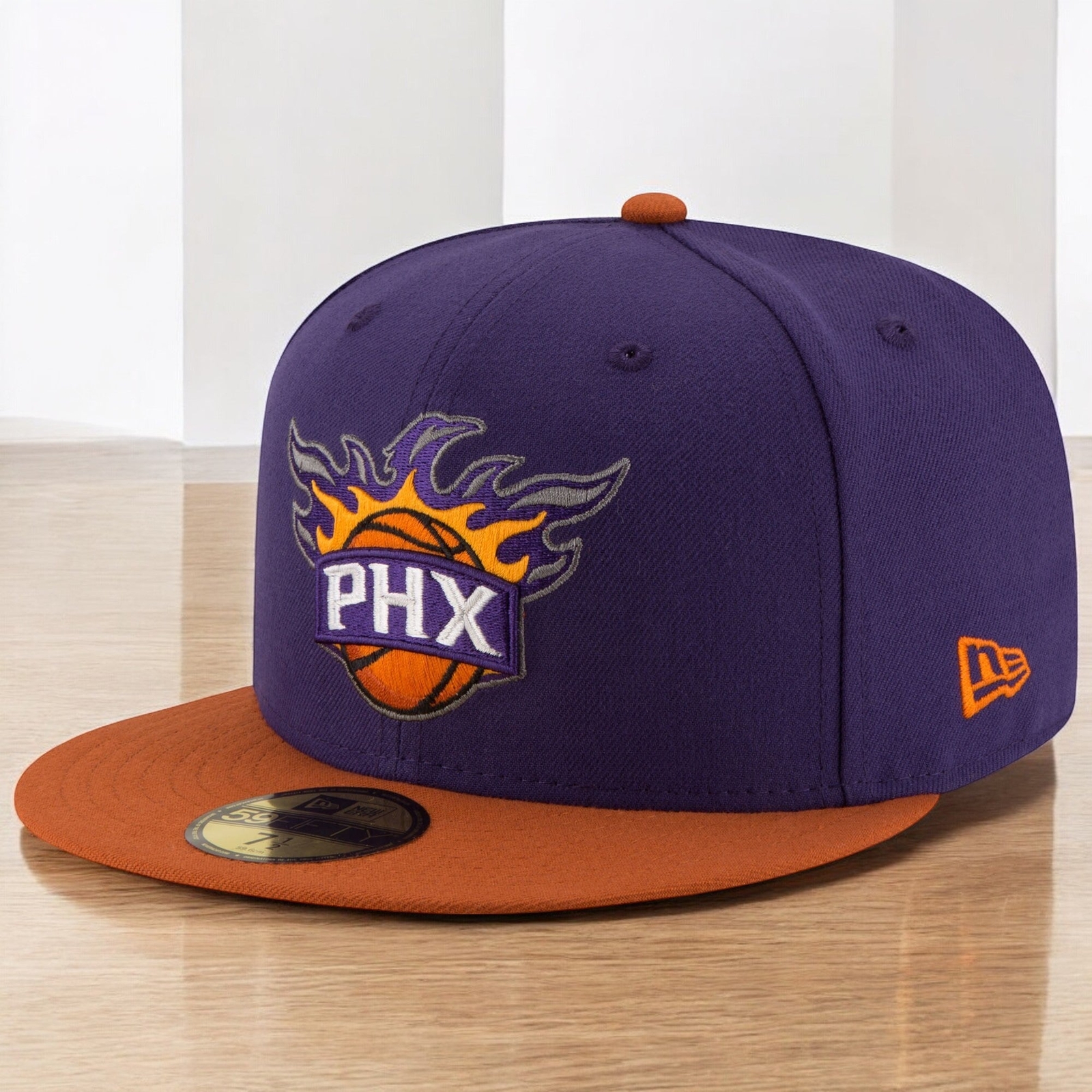 [70343605] МУЖСКИЕ КРОССОВКИ NEW ERA NBA PHOENIX SUNS 5950, 2 ТОНА, ПРИТАЛЕННЫЕ - ФИОЛЕТОВЫЙ/ОРАНЖЕВЫЙ