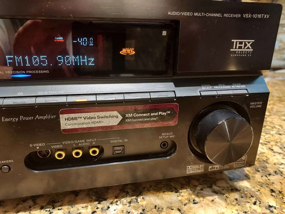 EXCELLENT Pioneer VSX-1016TXV Bundle AV Receiver 1080p HDMI+ Manual+REMOTE - Image 3 of 4