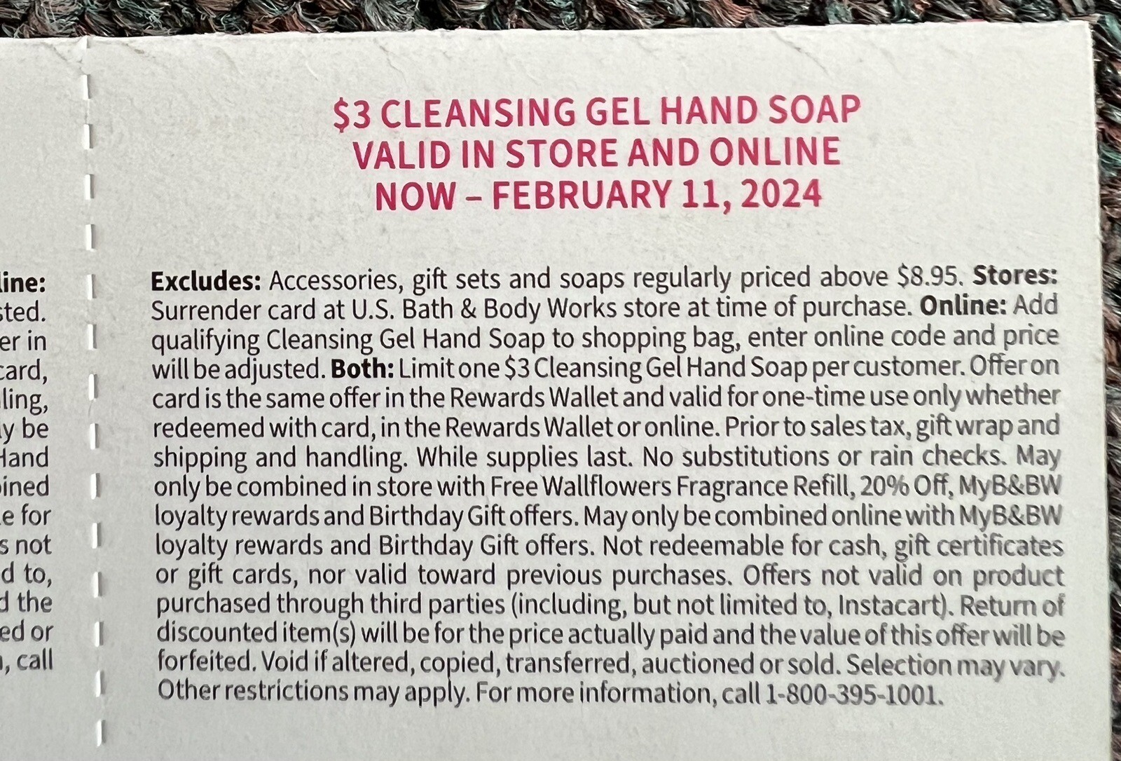 Bath & Body Works Coupons 20 Off 3 Hand Soap Expires 2/11/2024 eBay
