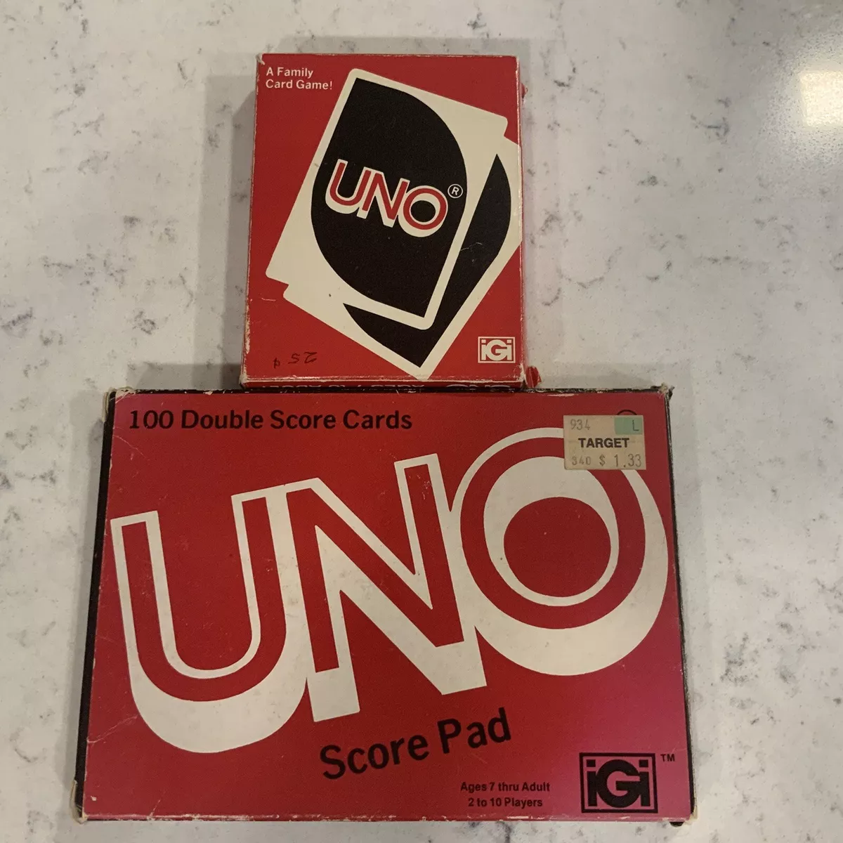 Vintage 1978 UNO Card Game 108 Cards Complete Set in Box