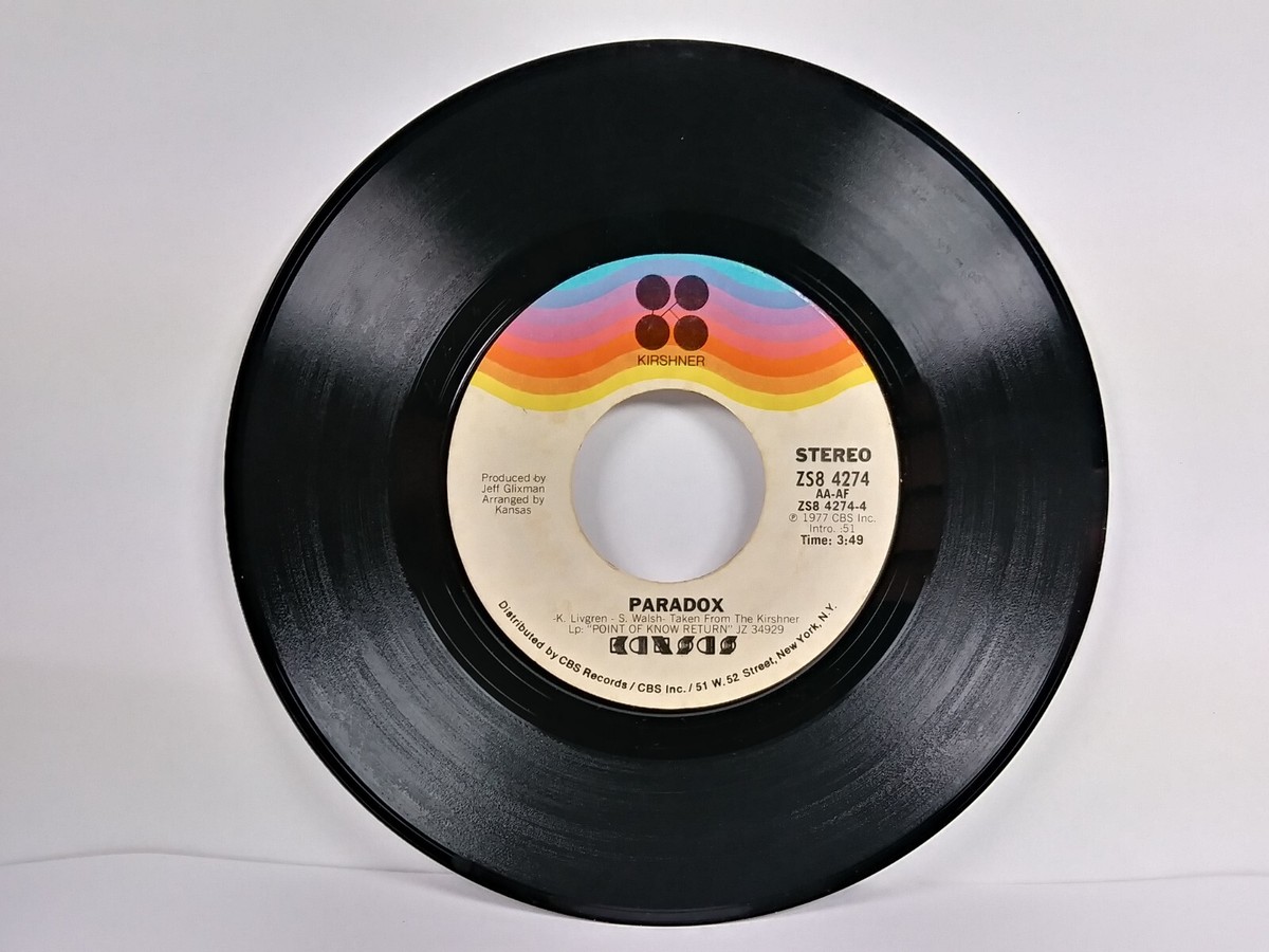 Blow-Up The Kerbstones Turn To Moss 廃盤cd Kansas Dust In The Wind Paradox Kirshner Used 45 7