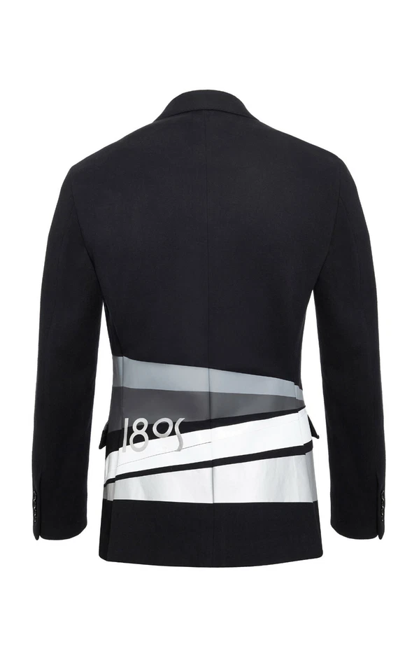 Chaqueta Blazer Ralph Lauren Etiqueta Púrpura RLX Hadley Art Deco 46 R Nueva $3995 Foto 3 de 4