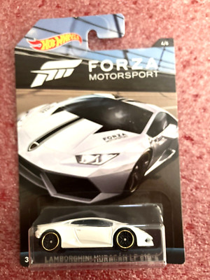 2017 Hot Wheels LamborghiniHuracanLP610-4 White DWF35 HW ForzaMotorsport (HW743)