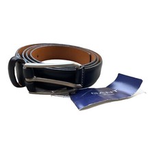 GANT leather women's belt classic belt leather belt black size 90 New