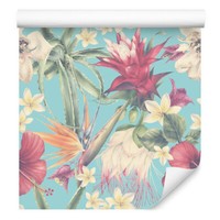 10M Vlies Tapeten Rollen Blumen Exotisch Pflanzen BläTter Natur Tropen Xxl 1493