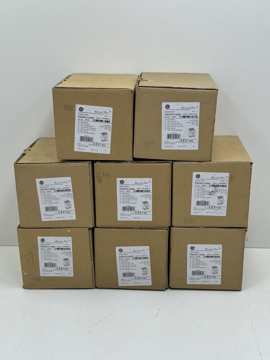 GE 7027A 真空管 4本 純正箱付 PAIRテストデータ記載 GENERAL ELECTRIC GE FDE36TC125GF CIRCUIT BREAKER FD160 25KA 3P3TR