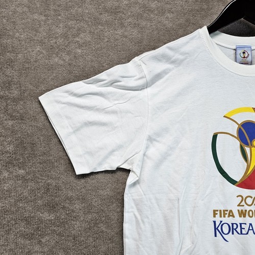 UEFA JAPAN COREA 2002 World cup T shirt L Vintage 1999 Official Licensed Product - Picture 2 of 14